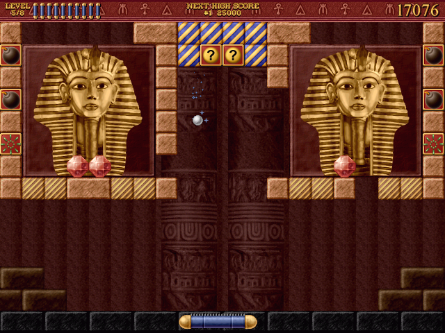 Bricks of Egypt (Windows) screenshot: Level Pack 1 - Level 5