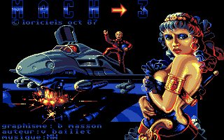 Mach 3 (Atari ST) screenshot: Title