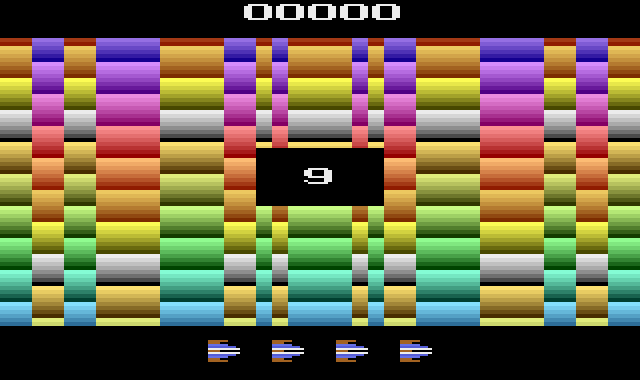 Turmoil (Atari 2600) screenshot: If you can stay alive long enough, you may reach the ultimate level 9!