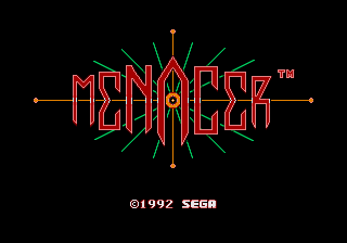 Menacer 6-Game Cartridge (Genesis) screenshot: Title screen