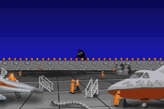 Ultimate Arcade Games (Game Boy Advance) screenshot: Merchant Galactic port landing
