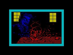 Indiana Jones and the Fate of Atlantis: The Action Game (ZX Spectrum) screenshot: Another intro shot