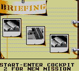 F-15 Strike Eagle (Game Gear) screenshot: Briefing