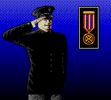 F-15 Strike Eagle (Game Gear) screenshot: You are rewarded a medal