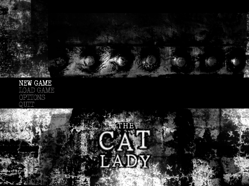 The Cat Lady (Windows) screenshot: Main menu