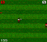 Ultimate Soccer (Game Gear) screenshot: Japan takes the ball