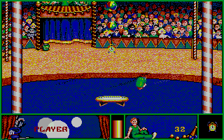 Circus Attractions (Atari ST) screenshot: A bit off course
