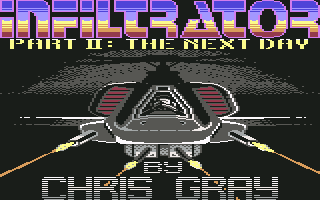Infiltrator II (Commodore 64) screenshot: Title screen
