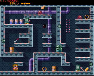 Naughty Ones (Amiga CD32) screenshot: Level 2