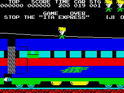 Stop the Express (ZX Spectrum) screenshot: Title screen