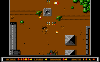 Violator (Atari ST) screenshot: from land...