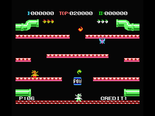 Brother Adventure (MSX) screenshot: Level 6, mind the ball