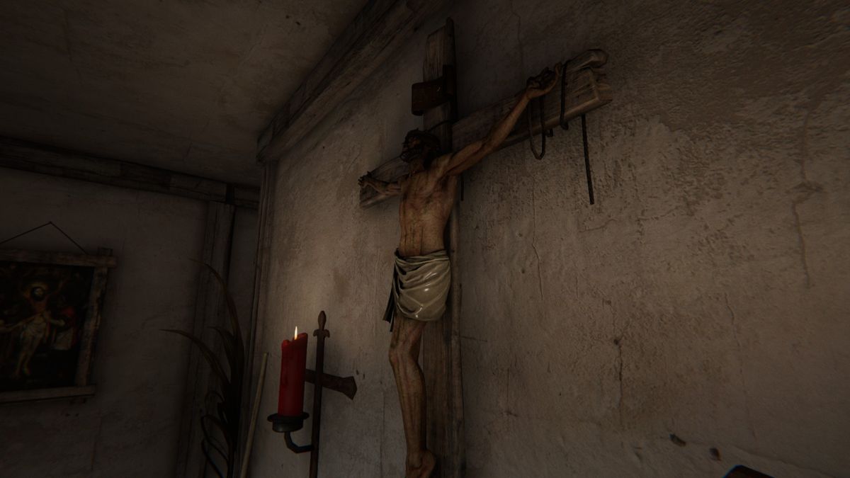 Outlast II (Windows) screenshot: You will find plenty of religious items throughout the game.