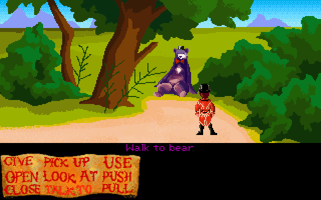 Cirque de Zale (Windows) screenshot: The bear