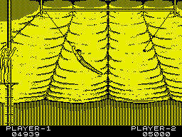 Circus Games (ZX Spectrum) screenshot: Trapeze