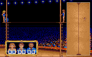 Circus Games (Atari ST) screenshot: The judges are not impressed