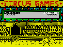 Circus Games (ZX Spectrum) screenshot: Trick riding