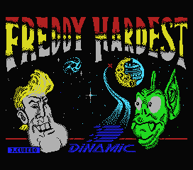 Freddy Hardest (MSX) screenshot: Loading screen