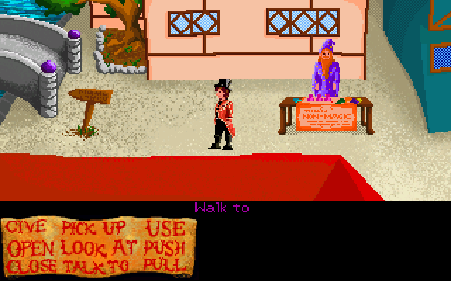 Cirque de Zale (Windows) screenshot: In the streets, meeting some characters
