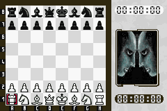Virtual Kasparov (Game Boy Advance) screenshot: A head to head match