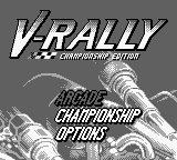 V-Rally: Championship Edition (Game Boy) screenshot: Title Screen