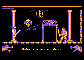 Droga Wojownika (Atari 8-bit) screenshot: Intro