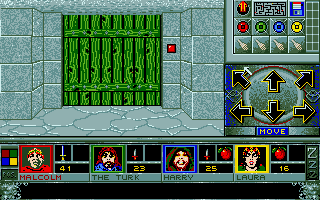 Walls of Illusion (Atari ST) screenshot: You never know what's behind the door.