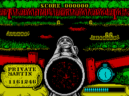 19 Part 1: Boot Camp (ZX Spectrum) screenshot: The shooting range