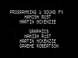 Crash Presents December 1989 (ZX Spectrum) screenshot: Hyper Lane Credits