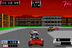 Cruis'n Velocity (Game Boy Advance) screenshot: Vegas