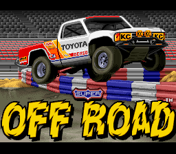 Ivan 'Ironman' Stewart's Super Off Road (SNES) screenshot: Title Screen