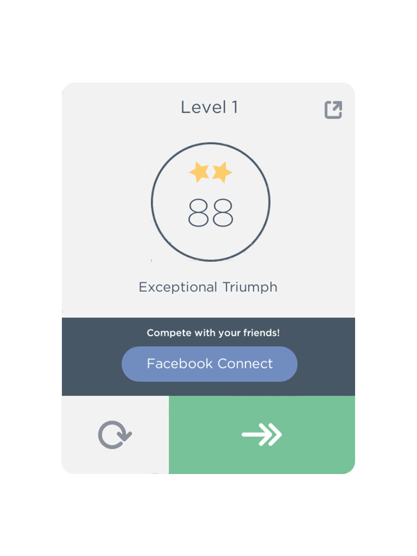 TwoDots (iPad) screenshot: Your score