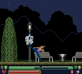 Buffy the Vampire Slayer (Game Boy Color) screenshot: Level 1: the graveyard