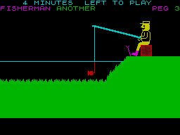 Jack Charlton's Match Fishing (ZX Spectrum) screenshot: Easy...