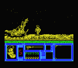 Freddy Hardest (MSX) screenshot: Starting location