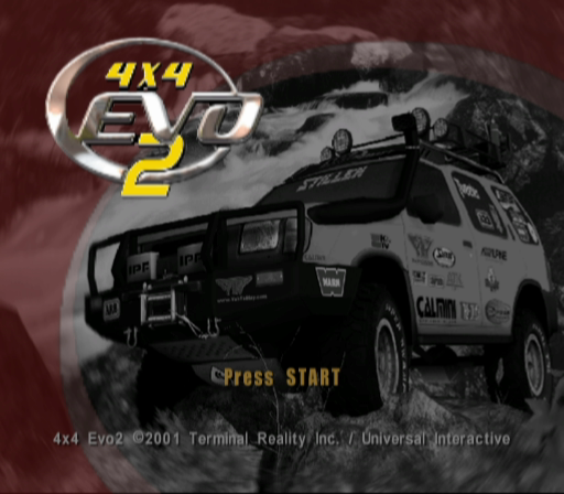 4x4 Evo 2 (GameCube) screenshot: Title Screen