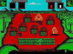 AAARGH! (ZX Spectrum) screenshot: First level