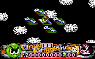 Cloud Kingdoms (Amiga) screenshot: Level selection