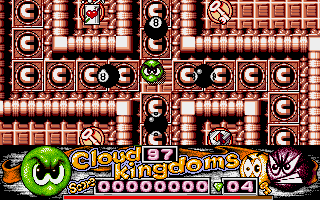 Cloud Kingdoms (Amiga) screenshot: Jump fast
