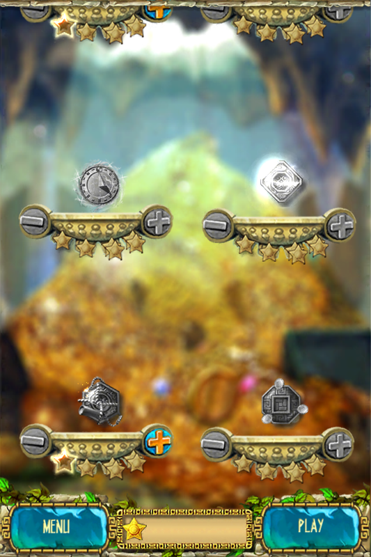 The Treasures of Montezuma 3 (iPhone) screenshot: The store where you spend your stars