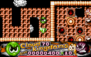 Cloud Kingdoms (Amiga) screenshot: Found a diamond
