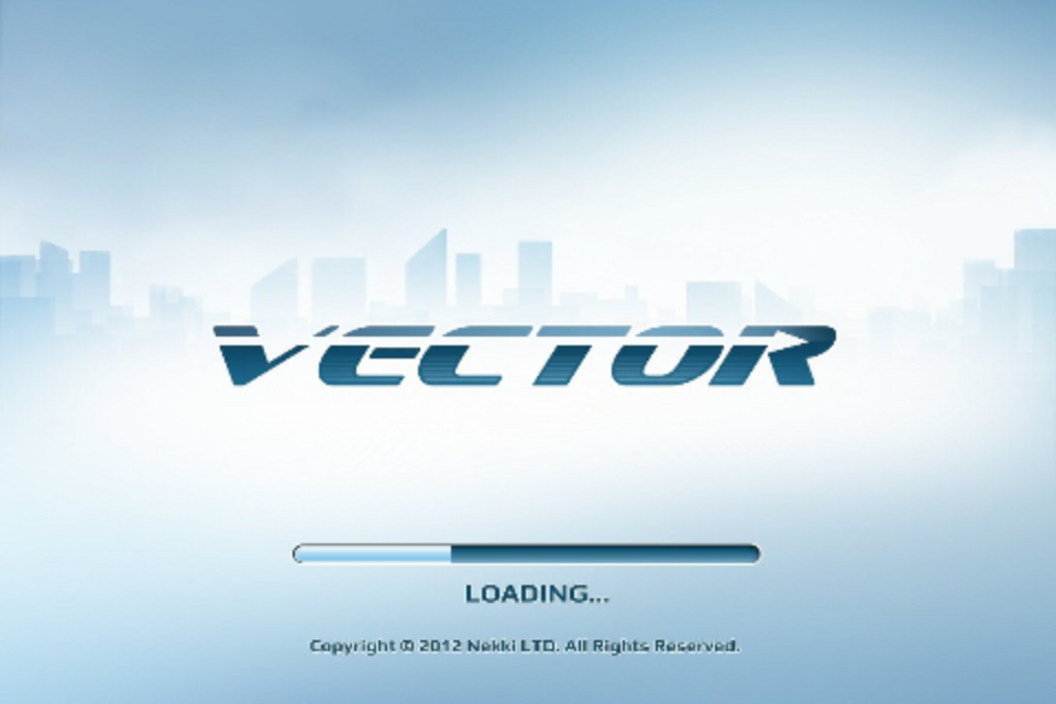 Vector (iPhone) screenshot: Game loading screen