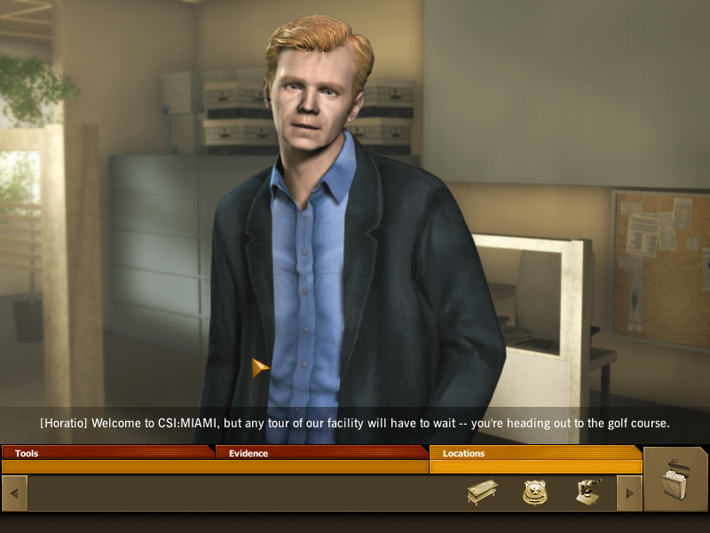 CSI: Miami (Windows) screenshot: Horatio - the boss