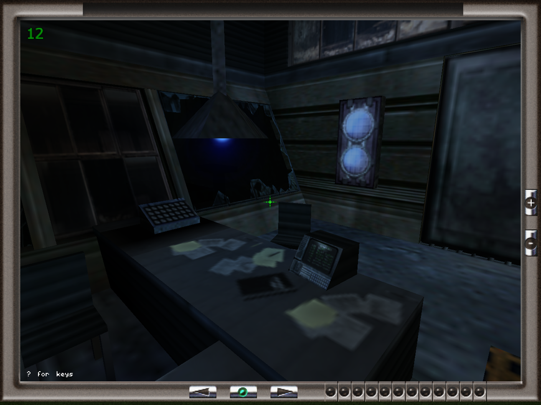 Anachronox (Windows) screenshot: You can take a photo of anything you see in the game. This here is Sly's office