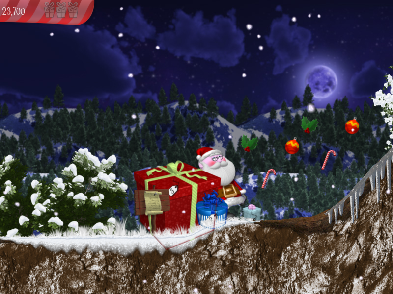 Christmas Eve Crisis (Windows) screenshot: Level 4: variety of gifts