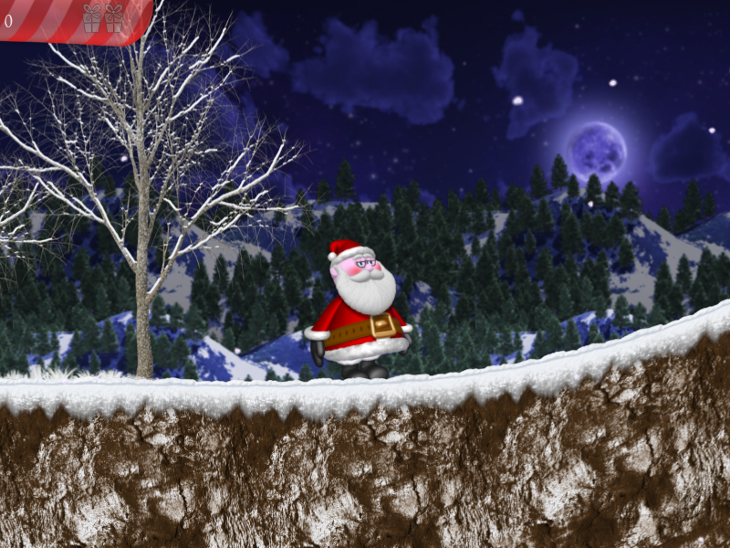 Christmas Eve Crisis (Windows) screenshot: Start of level 2