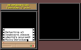 Where in the World is Carmen Sandiego? (Enhanced) (Amiga) screenshot: Please log in.