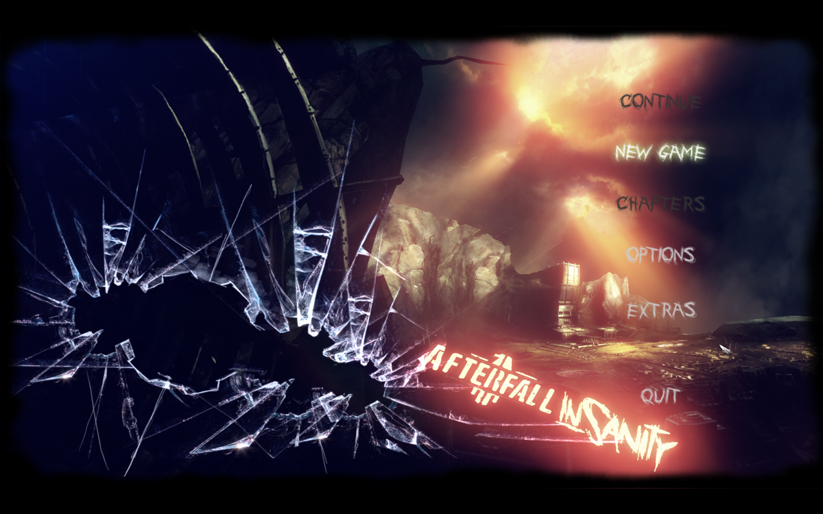 Afterfall: InSanity - Extended Edition (Windows) screenshot: Main menu