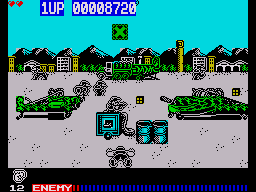 Cabal (ZX Spectrum) screenshot: You're dead