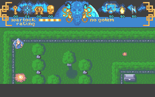 Warlock: The Avenger (Atari ST) screenshot: Game start